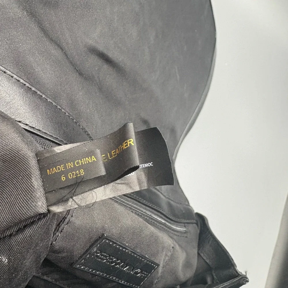 Rebecca Minkoff‎ Chevron Quilted Leather Love Crossbody Shoulder Bag Black